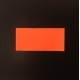 Etiket 26x12 rechthoek fluor rood permanent